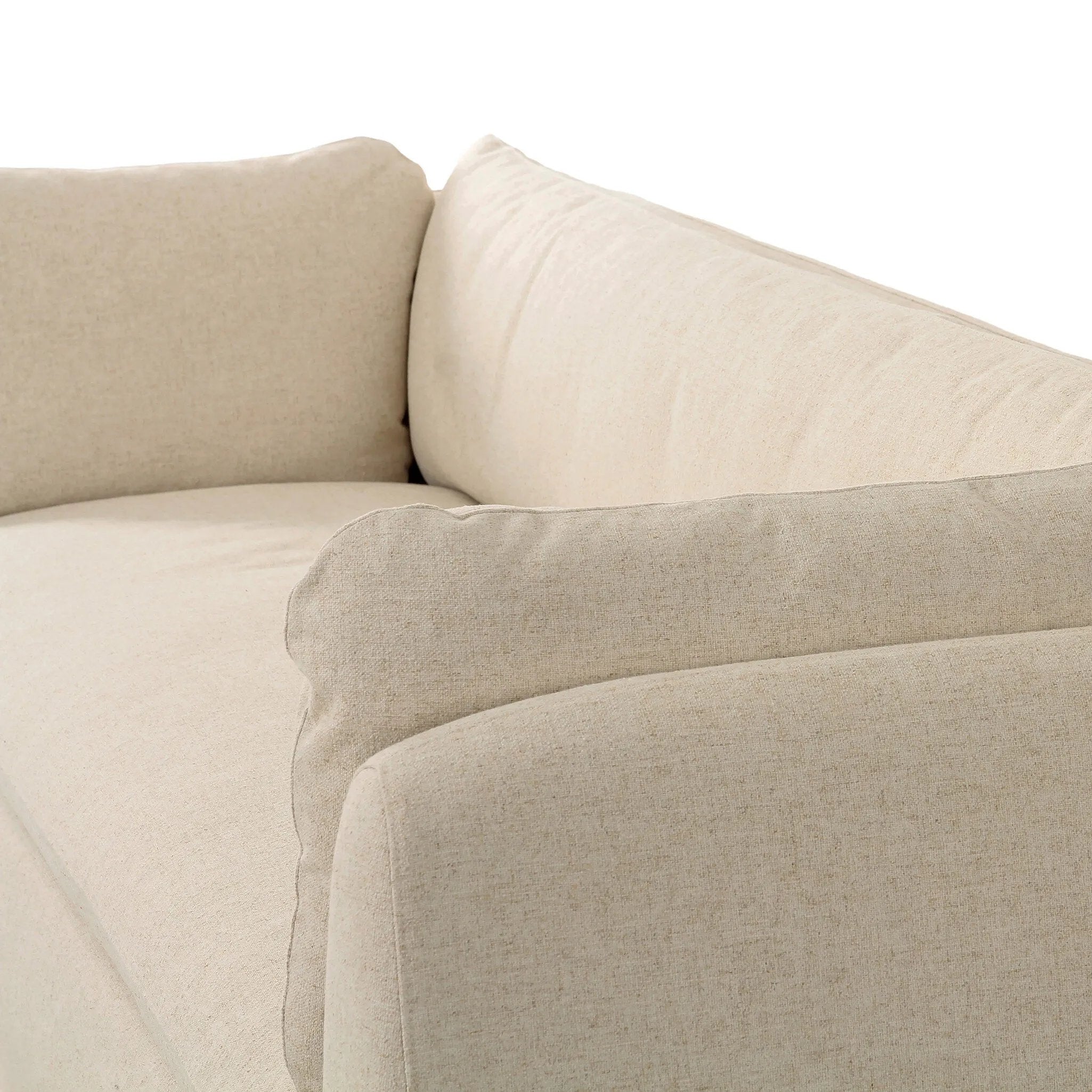 Elevate your everyday with a luxurious twist on the slipcovered sofa. Chunky arms and an A-frame taper feature a fully removable performance slipcover. Performance fabrics are specially created to withstand spills, stains, high traffic and wear, ensuring long-term comfort and unmatched durability Amethyst Home provides interior design, new home construction design consulting, vintage area rugs, and lighting in the Seattle metro area.