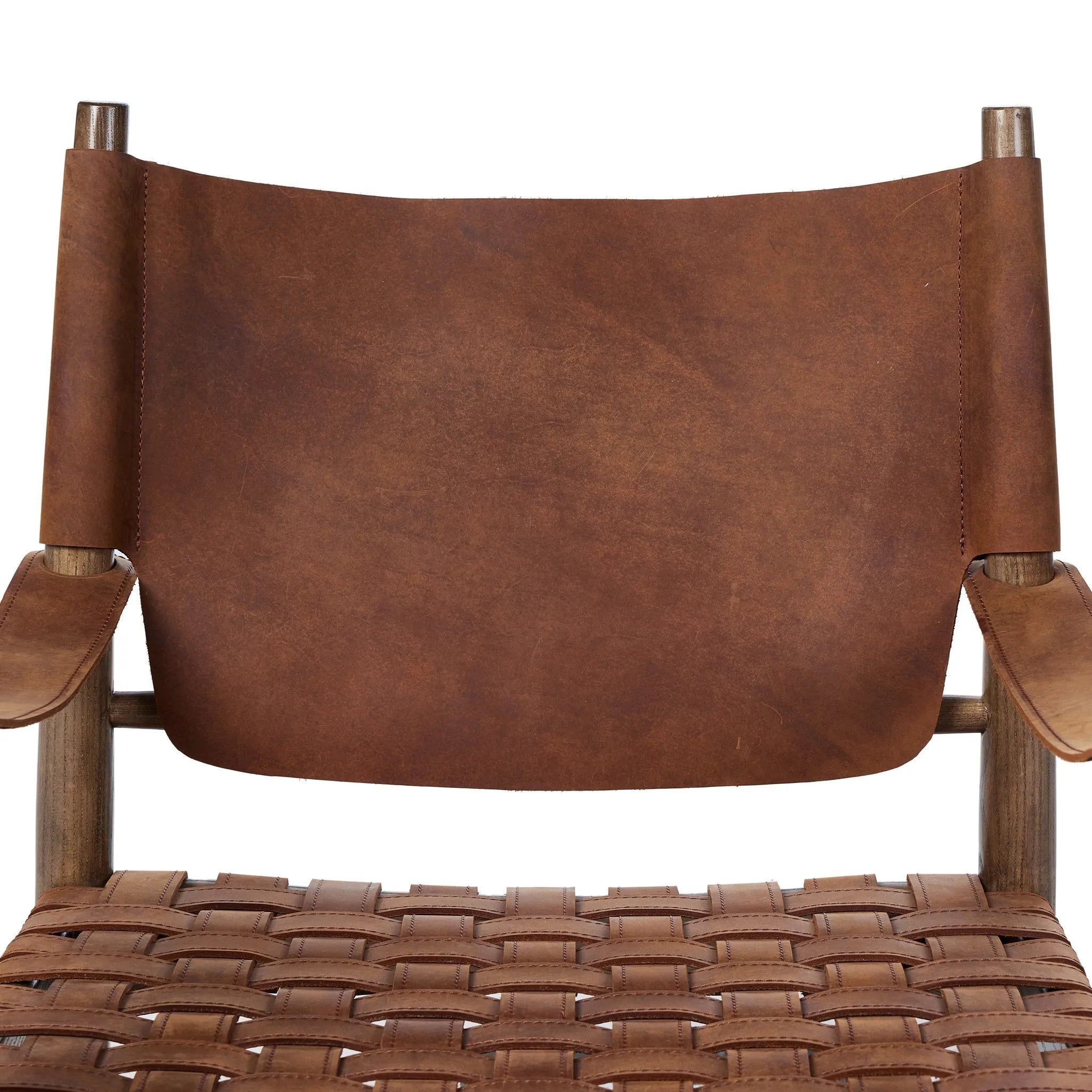 Featuring Ignacio Renault Cognac Chair by Four Hands at Amethyst Home. Reviving a vintage-inspired frame, this leather sling chair meets retro character with laid-back comfort. The tan leather sling back, shaped like a shield, adds bold style, while the woven seat provides a supportive, unique seating experience. Crafted from an ash wood frame with dow. Amethyst Home provides interior design, new home construction design consulting, vintage area rugs, and lighting in the Salt Lake City metro area.
