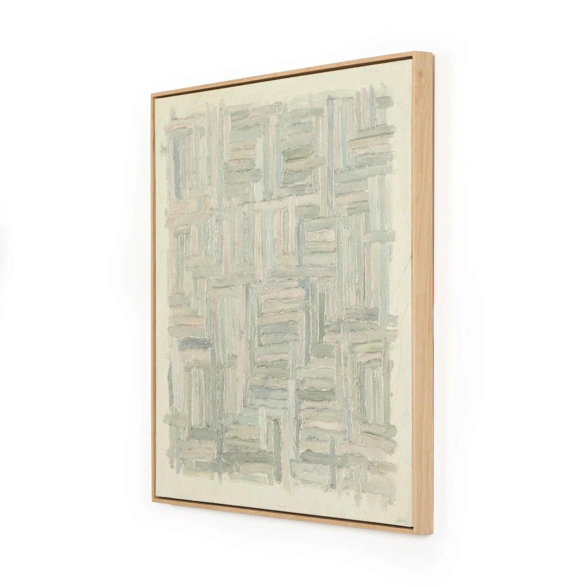 Based in Austin, Texas, abstract-expressionist painter Tyler Guinn looks to texture and organic sensibility to shape his wide variety of works, from geometric pieces and flowing landscapes to mark making and automatic writing. Handmade in Austin, Texas Amethyst Home provides interior design, new home construction design consulting, vintage area rugs, and lighting in the Des Moines metro area.