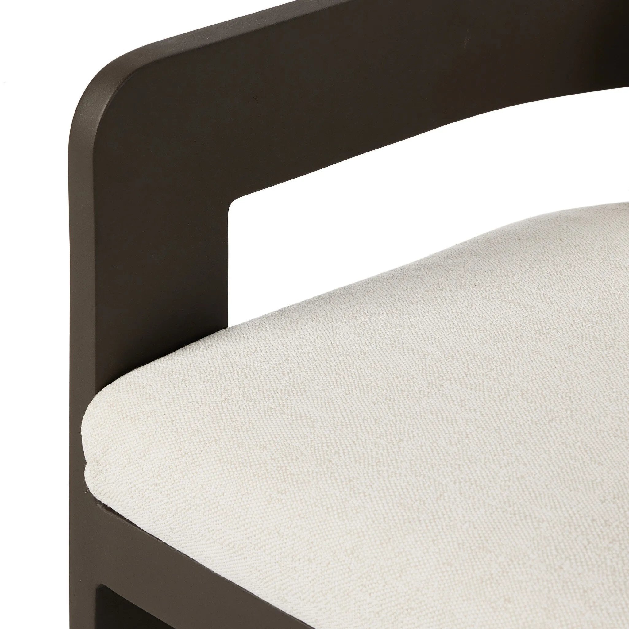 Featuring Jackson Alessi Linen Outdoor Metal Dining Chair by Four Hands at Amethyst Home. Introducing the Jackson Alessi Linen Outdoor Metal Dining Chair, the perfect addition to your outdoor space. Crafted with durable metal and coated in a sleek linen finish, this dining chair combines style and functionality. With its comfortable design, it's the perfect. Amethyst Home provides interior design, new home construction design consulting, vintage area rugs, and lighting in the San Diego metro area.