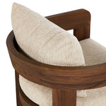 Featuring Jackson Ellor Beige Outdoor Dining Chair by Four Hands at Amethyst Home. Introduce comfort and style to your outdoor dining space with the Jackson Ellor Beige Outdoor Dining Chair. With its sleek design and durable construction, this dining chair offers 100% comfort and support, making it the perfect addition to any patio, deck, or garden dining. Amethyst Home provides interior design, new home construction design consulting, vintage area rugs, and lighting in the Kansas City metro area.