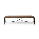 Channel Art Deco with a curved stretcher base of bronzed hammered iron and a velvety seat in a versatile earth tone. Style in the bedroom or entryway to create an extra surface, or in your living space for bonus seating Amethyst Home provides interior design, new home construction design consulting, vintage area rugs, and lighting in the Des Moines metro area.