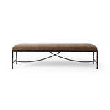 Channel Art Deco with a curved stretcher base of bronzed hammered iron and a velvety seat in a versatile earth tone. Style in the bedroom or entryway to create an extra surface, or in your living space for bonus seating Amethyst Home provides interior design, new home construction design consulting, vintage area rugs, and lighting in the Des Moines metro area.