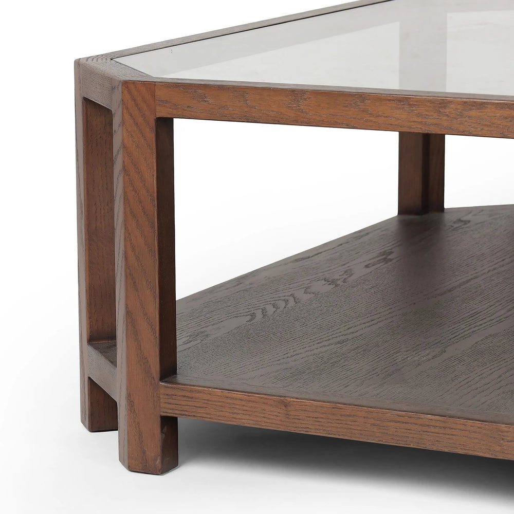 Jenzen Tempered Glass Coffee Table | ready to ship!