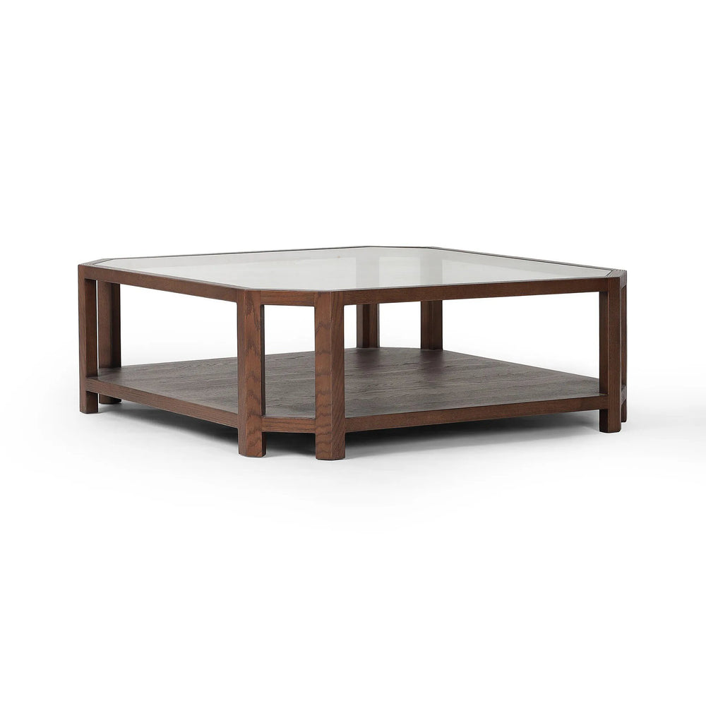 Jenzen Tempered Glass Coffee Table | ready to ship!