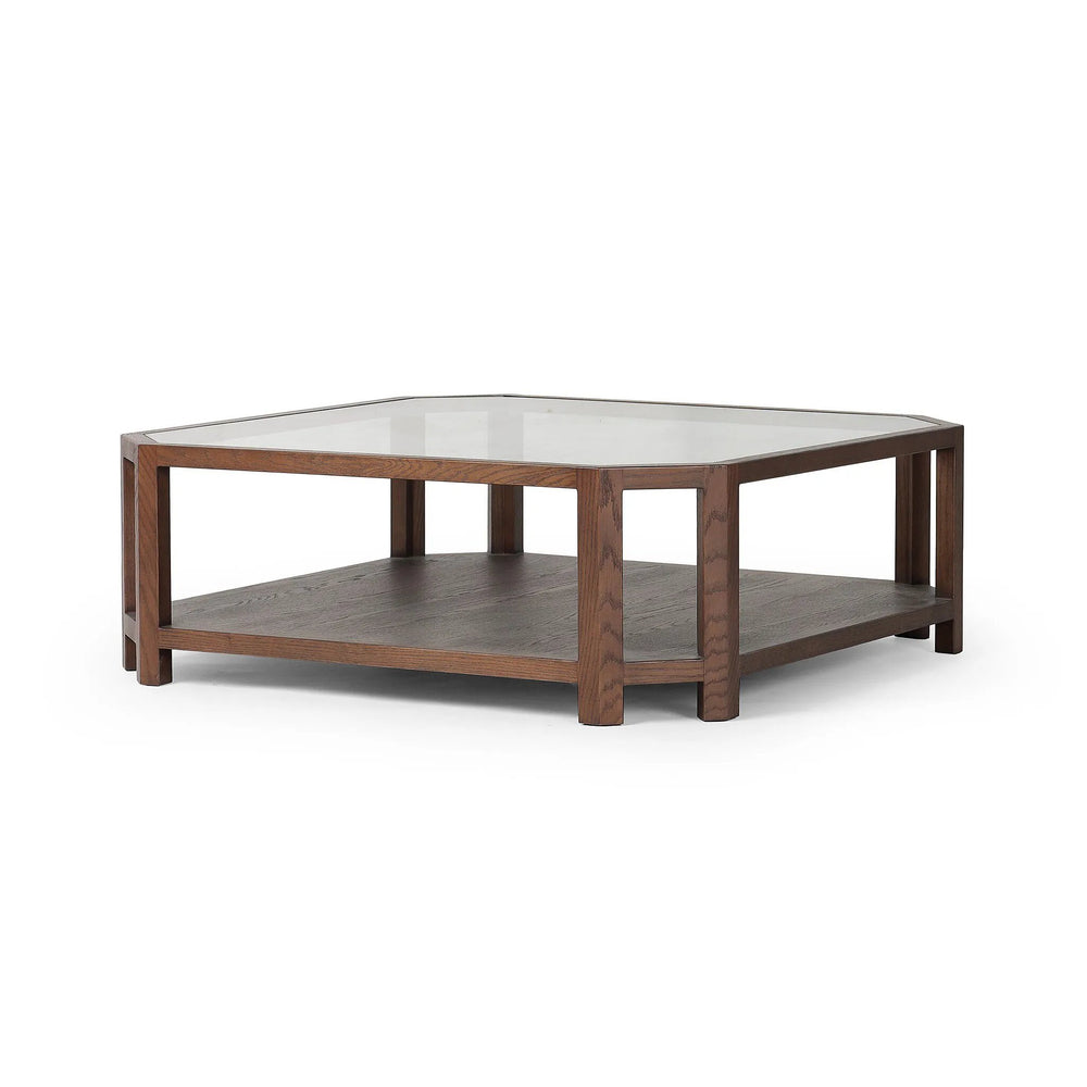 Jenzen Tempered Glass Coffee Table | ready to ship!