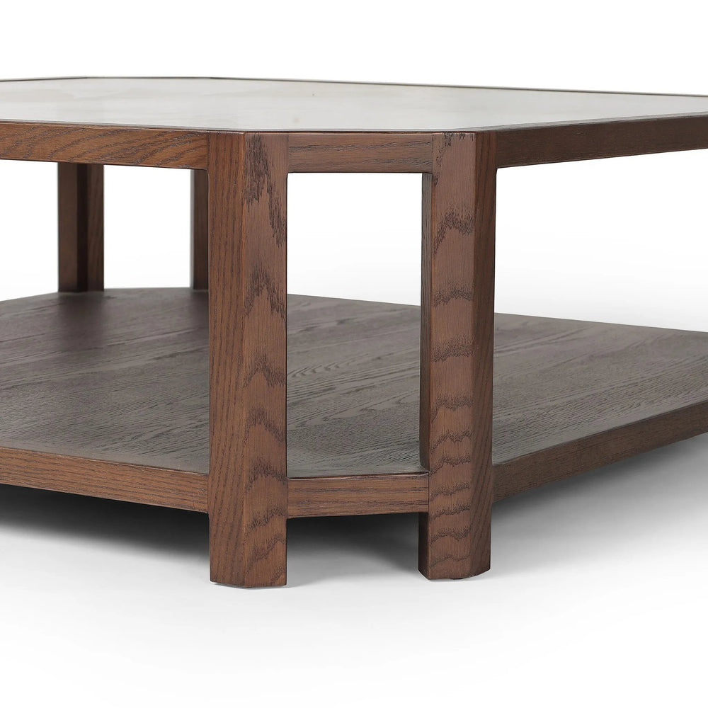 Jenzen Tempered Glass Coffee Table | ready to ship!