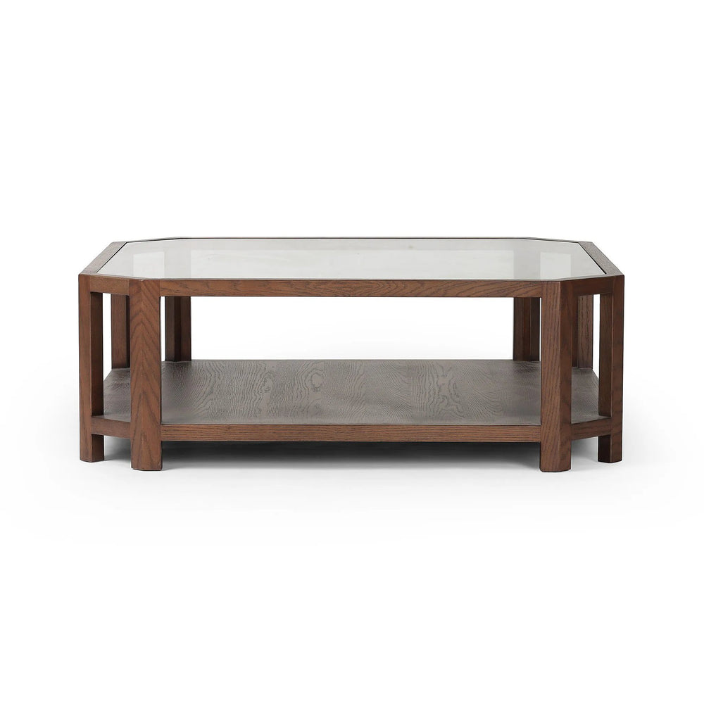Jenzen Tempered Glass Coffee Table | ready to ship!