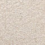 Bring a monochromatic, mixed-material look to the counter. Light solid oak shapes a curved seat back and sturdy frame for comfy seating upholstered with off-white performance fabric. A "handle" opening at the top of the seat back brings a touch of lightness to the look. Amethyst Home provides interior design, new home construction design consulting, vintage area rugs, and lighting in the Boston metro area.