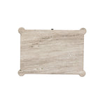 Bring storage to the bedside. Off-white marble pairs with light brown oak for a warm, minimalist look. This traditional-spirited nightstand's bullnose edges and rounded corners balance out the piece’s rectangular case.As lovers of natural design at Amethyst, we love the designer inspired Joah Nightstand - Antique White Marble. Amethyst Home provides interior design, new home construction design consulting, vintage area rugs, and lighting in the Seattle metro area.
