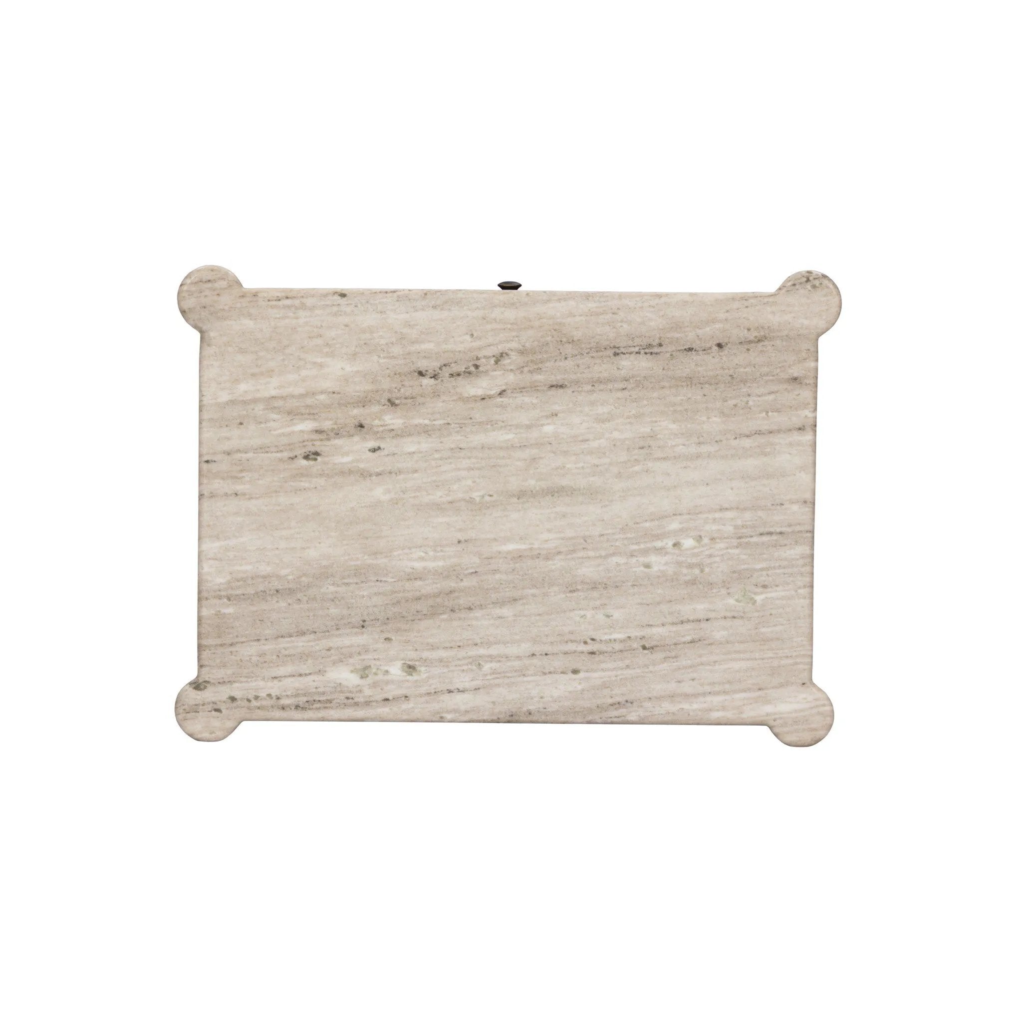 Bring storage to the bedside. Off-white marble pairs with light brown oak for a warm, minimalist look. This traditional-spirited nightstand's bullnose edges and rounded corners balance out the piece’s rectangular case.As lovers of natural design at Amethyst, we love the designer inspired Joah Nightstand - Antique White Marble. Amethyst Home provides interior design, new home construction design consulting, vintage area rugs, and lighting in the Seattle metro area.