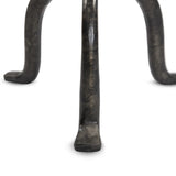 Featuring Jocelyn Raw Black Iron End Table by Four Hands at Amethyst Home. Formed from cast metal with a textured black finish, with turning details on the post for visual interest. Three curved legs are inspired by classic antique metal tables.
Size: 12" L x 12" W x 21" H
Materials: IronWeight: 4 lbs. Amethyst Home provides interior design, new home construction design consulting, vintage area rugs, and lighting in the Seattle metro area.