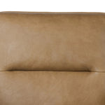 Featuring Jones Palermo Drift Chair by Four Hands at Amethyst Home. A coastal-inspired lounge chair, modernized. Angled back legs and separate cushioning create a relaxed, inviting look. Mid-level blind stitching refines the seat back. Stark amber ash frame offsets rich top-grain leather, showcasing thick-cut hide with pronounced natural texture.Overall Dimens. Amethyst Home provides interior design, new home construction design consulting, vintage area rugs, and lighting in the Austin metro area.