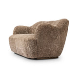 Reimagine movie nights, gaming and more. With a supple pile that's soft to the touch, taupe shearling upholstery pairs with S-spring suspension and an enveloped frame for an inviting look and feel.As fans of organic modern design at Amethyst, we love the optimistic inspired Julius Sofa - Taupe Shearling. Amethyst Home provides interior design, new home construction design consulting, vintage area rugs, and lighting in the Charlotte metro area.