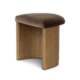 This unique accent stool makes a shapely statement in any room, with a wishbone-shaped base of amber-finished ash veneer and velvety cotton seat.As enthusiasts of modern aesthetics at Amethyst, we love the designer inspired Karick Accent Stool - Surrey Mink. This item pairs well with other brands such as Loloi Rugs and is perfect for modern homes Amethyst Home provides interior design, new home construction design consulting, vintage area rugs, and lighting in the Tampa metro area.