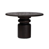 Featuring Kerrville Burnt Pine Round Dining Table by Four Hands at Amethyst Home. Solid pine pairs with a burnt finish for a warm, antiqued look, while a pedestal-style base and thoughtful detailing update the classic turn shape.
Overall Dimensions: 48.0" L x 48.0 " W x 30.0" H
Materials: Solid Pine, Poplar Eucalyptus PlywoodWeight: 179.67 lbs. Amethyst Home provides interior design, new home construction design consulting, vintage area rugs, and lighting in the Houston metro area.