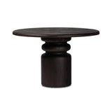 Featuring Kerrville Burnt Pine Round Dining Table by Four Hands at Amethyst Home. Solid pine pairs with a burnt finish for a warm, antiqued look, while a pedestal-style base and thoughtful detailing update the classic turn shape.
Overall Dimensions: 48.0" L x 48.0 " W x 30.0" H
Materials: Solid Pine, Poplar Eucalyptus PlywoodWeight: 179.67 lbs. Amethyst Home provides interior design, new home construction design consulting, vintage area rugs, and lighting in the Park City metro area.