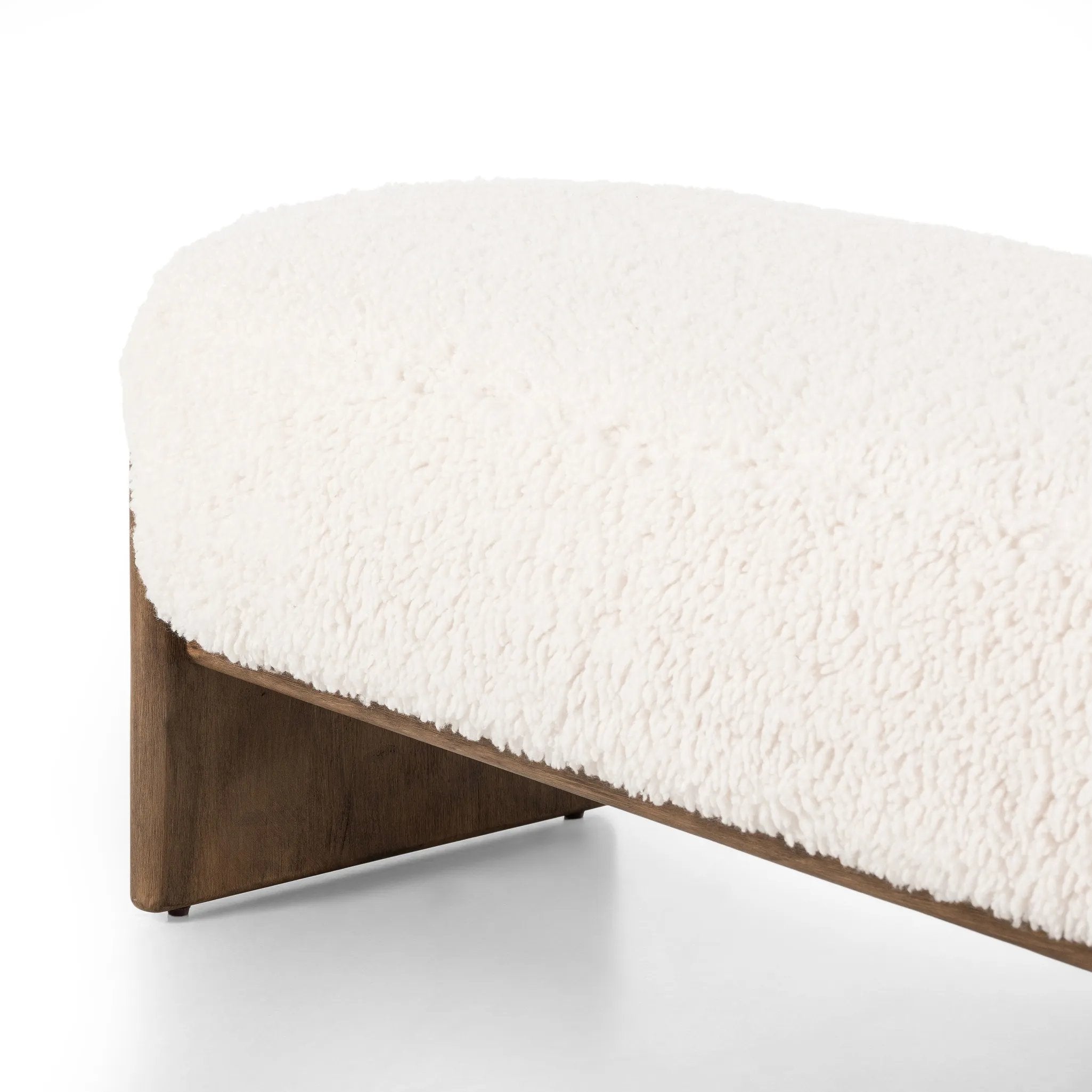 Featuring Kirby Andes Natural Accent Bench by Four Hands at Amethyst Home. Style this modern accent bench just about anywhere. A cradle base of wire-brushed parawood supports heavily textured upholstered seating.Overall Dimensions: 75.50"w x 20.50"d x 20.50"hWeight : 67.24 lbsMaterials: 100% Polyester, Solid Parawood, Poplar Plywood. Amethyst Home provides interior design, new home construction design consulting, vintage area rugs, and lighting in the Austin metro area.