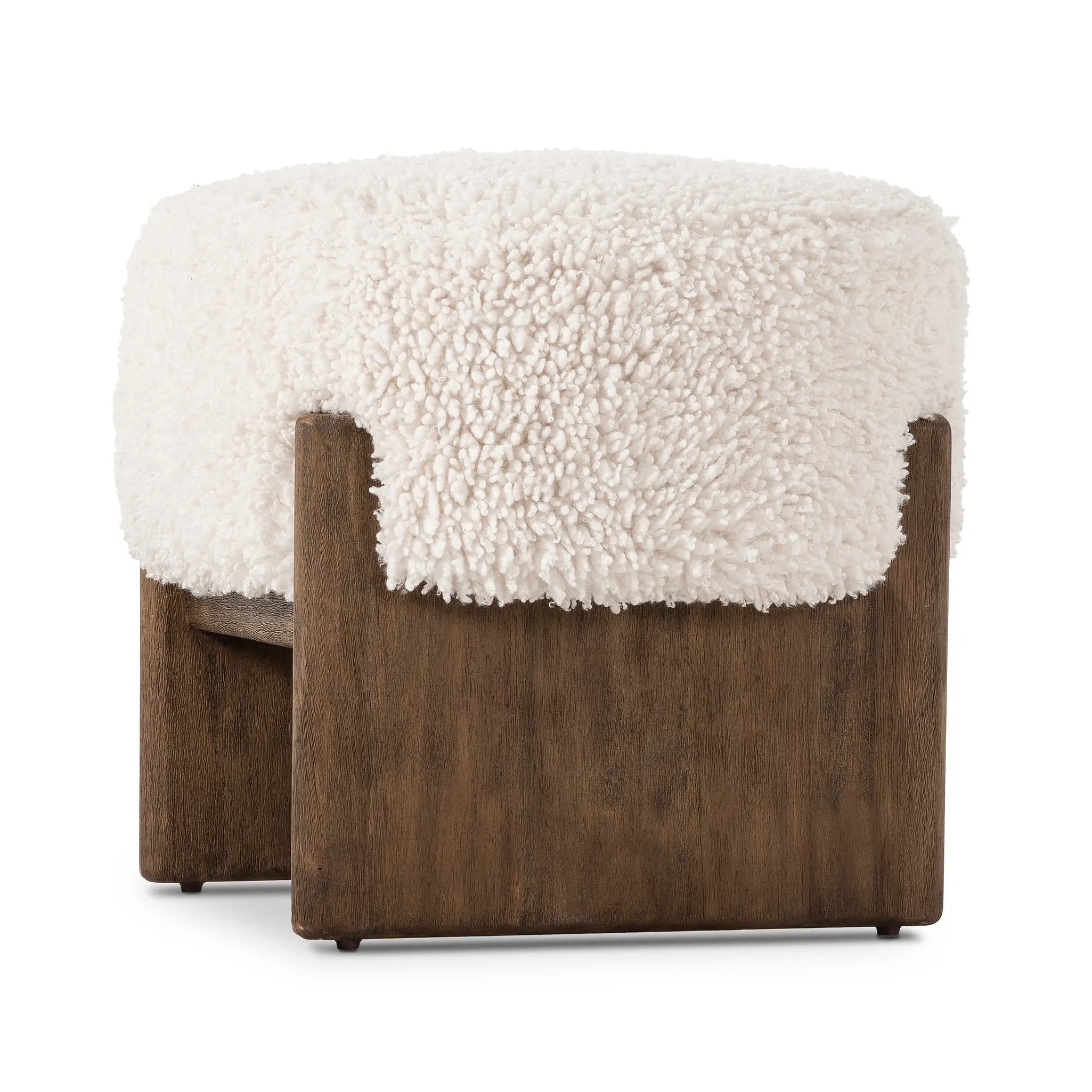 Featuring Kirby Andes Natural Accent Stool by Four Hands at Amethyst Home. Style this vintage-inspired accent stool just about anywhere. A cradle base of wire-brushed parawood supports heavily textured upholstered seating.Overall Dimensions: 22.50"w x 20.50"d x 20.25"hWeight : 31.31 lbsMaterials: 100% Polyester, Solid Parawood, Poplar Plywood. Amethyst Home provides interior design, new home construction design consulting, vintage area rugs, and lighting in the Austin metro area.