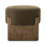 Featuring Kirby Sutton Olive Accent Stool by Four Hands at Amethyst Home. Style this vintage-inspired accent stool just about anywhere. A cradle base of wire-brushed parawood supports olive high-performance fabric. Performance fabrics are specially created to withstand spills, stains, high traffic and wear, ensuring long-term comfort and unmatched durabil. Amethyst Home provides interior design, new home construction design consulting, vintage area rugs, and lighting in the Kansas City metro area.