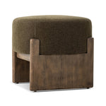 Featuring Kirby Sutton Olive Accent Stool by Four Hands at Amethyst Home. Style this vintage-inspired accent stool just about anywhere. A cradle base of wire-brushed parawood supports olive high-performance fabric. Performance fabrics are specially created to withstand spills, stains, high traffic and wear, ensuring long-term comfort and unmatched durabil. Amethyst Home provides interior design, new home construction design consulting, vintage area rugs, and lighting in the Los Angeles metro area.