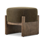 Featuring Kirby Sutton Olive Accent Stool by Four Hands at Amethyst Home. Style this vintage-inspired accent stool just about anywhere. A cradle base of wire-brushed parawood supports olive high-performance fabric. Performance fabrics are specially created to withstand spills, stains, high traffic and wear, ensuring long-term comfort and unmatched durabilit. Amethyst Home provides interior design, new home construction design consulting, vintage area rugs, and lighting in the Park City metro area.