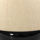 As lovers of modern aesthetics at Amethyst, we love the warm modern inspired Kiyo Table Lamp - Glossy Black Ceramic. This item pairs well with other brands such as Ethnicraft and is perfect for modern homes Amethyst Home provides interior design, new home construction design consulting, vintage area rugs, and lighting in the Salt Lake City metro area.