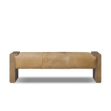 Make your space stand out with a unique accent bench of solid oak and hair on hide. Reflective of hides' one-of-a-kind nature, a variance in coloring, pattern and hair length is to be expected Amethyst Home provides interior design, new home construction design consulting, vintage area rugs, and lighting in the Seattle metro area.