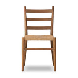 Featuring Ladder Textured Natural  Back Outdoor Dining Chair by Four Hands at Amethyst Home. Expertly crafted, the Ladder Textured Natural Back Outdoor Dining Chair is the ideal choice for comfortable and stylish outdoor dining. With its sturdy and durable design, it provides exceptional support and its textured finish adds a touch of natural charm to any o. Amethyst Home provides interior design, new home construction design consulting, vintage area rugs, and lighting in the Calabasas metro area.