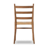Featuring Ladder Textured Natural  Back Outdoor Dining Chair by Four Hands at Amethyst Home. Expertly crafted, the Ladder Textured Natural Back Outdoor Dining Chair is the ideal choice for comfortable and stylish outdoor dining. With its sturdy and durable design, it provides exceptional support and its textured finish adds a touch of natural charm to a. Amethyst Home provides interior design, new home construction design consulting, vintage area rugs, and lighting in the Newport Beach metro area.