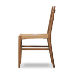 Featuring Ladder Textured Natural  Back Outdoor Dining Chair by Four Hands at Amethyst Home. Expertly crafted, the Ladder Textured Natural Back Outdoor Dining Chair is the ideal choice for comfortable and stylish outdoor dining. With its sturdy and durable design, it provides exceptional support and its textured finish adds a touch of natural charm to any . Amethyst Home provides interior design, new home construction design consulting, vintage area rugs, and lighting in the Washington metro area.