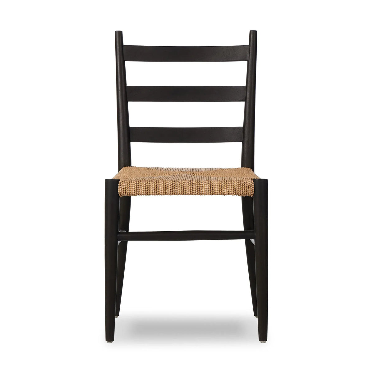 Ladder Textured Natural Back Outdoor Dining Chair | ready to ship!