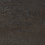 Featuring Lauren Charcoal Oak Resawn Veneer Desk by Four Hands at Amethyst Home. Made from resawn oak and oak veneer, a legal-style desk offers major storage with dual cabinetry, including file storage for legal and letter-size documents. A floating top and iron legs keep the look modern and light. This piece is designed in collaboration with Thomas Bina. Amethyst Home provides interior design, new home construction design consulting, vintage area rugs, and lighting in the Laguna Beach metro area.