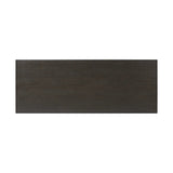 Featuring Lauren Charcoal Oak Resawn Veneer Desk by Four Hands at Amethyst Home. Made from resawn oak and oak veneer, a legal-style desk offers major storage with dual cabinetry, including file storage for legal and letter-size documents. A floating top and iron legs keep the look modern and light. This piece is designed in collaboration with Thomas Bina. Fo. Amethyst Home provides interior design, new home construction design consulting, vintage area rugs, and lighting in the Monterey metro area.
