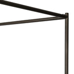 Featuring Leigh Palm Ecru Canopy Bed by Four Hands at Amethyst Home. Safari styling gets refreshed with modern-minded high-performance fabric. Leather straps secure decorative suspended headboard pillows. Box spring required. This bed is not compatible with an adjustable mattress.KingOverall Dimensions: 80.75"w x 84.75"d x 82.25"hWeight: 212.74 lbsQueenO. Amethyst Home provides interior design, new home construction design consulting, vintage area rugs, and lighting in the Laguna Beach metro area.