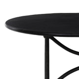 This outdoor dining table takes inspiration from French Art Deco design elements, with mirroring curves creating a sense of symmetry and fluid movement. Crafted from fully cast aluminum with a distressed bronze finish, complete with plenty of textural highs and lows to give the finish depth. Amethyst Home provides interior design, new home construction design consulting, vintage area rugs, and lighting in the Omaha metro area.