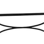 This outdoor dining table takes inspiration from French Art Deco design elements, with mirroring curves creating a sense of symmetry and fluid movement. Crafted from fully cast aluminum with a distressed bronze finish, complete with plenty of textural highs and lows to give the finish depth. Amethyst Home provides interior design, new home construction design consulting, vintage area rugs, and lighting in the Park City metro area.