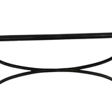 This outdoor dining table takes inspiration from French Art Deco design elements, with mirroring curves creating a sense of symmetry and fluid movement. Crafted from fully cast aluminum with a distressed bronze finish, complete with plenty of textural highs and lows to give the finish depth. Amethyst Home provides interior design, new home construction design consulting, vintage area rugs, and lighting in the Park City metro area.