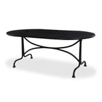 This outdoor dining table takes inspiration from French Art Deco design elements, with mirroring curves creating a sense of symmetry and fluid movement. Crafted from fully cast aluminum with a distressed bronze finish, complete with plenty of textural highs and lows to give the finish depth. Amethyst Home provides interior design, new home construction design consulting, vintage area rugs, and lighting in the San Diego metro area.