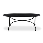 This outdoor dining table takes inspiration from French Art Deco design elements, with mirroring curves creating a sense of symmetry and fluid movement. Crafted from fully cast aluminum with a distressed bronze finish, complete with plenty of textural highs and lows to give the finish depth. Amethyst Home provides interior design, new home construction design consulting, vintage area rugs, and lighting in the Winter Garden metro area.