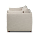 Featuring Lincoln Savoy Parchment Sleeper Sofa by Four Hands at Amethyst Home. This cleverly designed sleeper sofa hides a Queen-sized sleeping surface within its modern silhouette. With a simple roll-out and counterbalanced mechanism, it effortlessly transforms into a bed, making it a space-saving solution with hidden functionality. When unfolded, the cus. Amethyst Home provides interior design, new home construction design consulting, vintage area rugs, and lighting in the Alpharetta metro area.