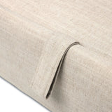 Featuring Lincoln Savoy Parchment Sleeper Sofa by Four Hands at Amethyst Home. This cleverly designed sleeper sofa hides a Queen-sized sleeping surface within its modern silhouette. With a simple roll-out and counterbalanced mechanism, it effortlessly transforms into a bed, making it a space-saving solution with hidden functionality. When unfolded, the cushio. Amethyst Home provides interior design, new home construction design consulting, vintage area rugs, and lighting in the Houston metro area.