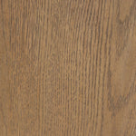 The barrel back dining chair, refreshed. Light oak shapes an armless frame and curved rear legs that almost appear to flow into the seat back. A comfy seat is upholstered in high-performance fabric, while reeding details on the back create a sense of perception play. Amethyst Home provides interior design, new home construction design consulting, vintage area rugs, and lighting in the Dallas metro area.