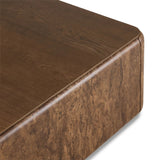 Thick oak veneer and dark paper fiber pair to shape a softened rectangle coffee table, with beautiful natural movement on the sides.As enthusiasts of natural style at Amethyst, we love the designer inspired Lola Coffee Table - Chestnut Oak Veneer. This item pairs well with other brands such as Surya and is perfect for loft homes Amethyst Home provides interior design, new home construction design consulting, vintage area rugs, and lighting in the Des Moines metro area.