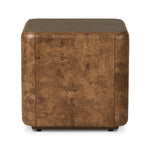 Thick oak veneer and dark paper fiber pair to shape a softened rectangle coffee table, with beautiful natural movement on the sides.As fans of modern style at Amethyst, we love the warm modern inspired Lola End Table - Chestnut Oak Veneer. This item pairs well with other brands such as Visual Comfort and is perfect for wabi sabi homes Amethyst Home provides interior design, new home construction design consulting, vintage area rugs, and lighting in the Salt Lake City metro area.