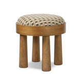 A simple, charming stool with an oak wood veneer finish and velvety upholstered seat. Tapered legs add subtle character.As enthusiasts of wabi sabi aesthetics at Amethyst, we love the nature inspired Louise Accent Stool - Firefinch Fawn. This item pairs well with other brands such as Loloi Rugs and is perfect for loft homes Amethyst Home provides interior design, new home construction design consulting, vintage area rugs, and lighting in the Portland metro area.