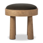 A simple, charming stool with an oak wood veneer finish and velvety upholstered seat. Tapered legs add subtle character.As fans of wabi sabi materials at Amethyst, we love the warm modern inspired Louise Accent Stool - Modern Velvet Loden. This item pairs well with other brands such as Surya and is perfect for coastal homes Amethyst Home provides interior design, new home construction design consulting, vintage area rugs, and lighting in the Alpharetta metro area.