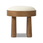A simple, charming stool with an oak wood veneer finish and upholstered seat. Tapered legs add subtle character.As enthusiasts of natural design at Amethyst, we love the designer inspired Louise Accent Stool - Nomad Snow - Crypton Nomad Snow. This item pairs well with other brands such as Verellen and is perfect for modern homes Amethyst Home provides interior design, new home construction design consulting, vintage area rugs, and lighting in the Miami metro area.