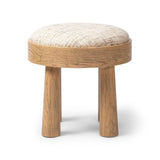 A simple, charming stool with natural oak wood veneer finish and textured neutral fabric seat. Tapered legs add subtle character.As enthusiasts of organic modern design at Amethyst, we love the nature inspired Louise Accent Stool - Ostend Natural. This item pairs well with other brands such as Visual Comfort and is perfect for loft homes Amethyst Home provides interior design, new home construction design consulting, vintage area rugs, and lighting in the Alpharetta metro area.