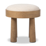 A simple, charming stool with an oak wood veneer finish and performance fabric-upholstered seat. Tapered legs add subtle character. Performance fabrics are specially created to withstand spills, stains, high traffic and wear, ensuring long-term comfort and unmatched durability. Amethyst Home provides interior design, new home construction design consulting, vintage area rugs, and lighting in the Winter Garden metro area.